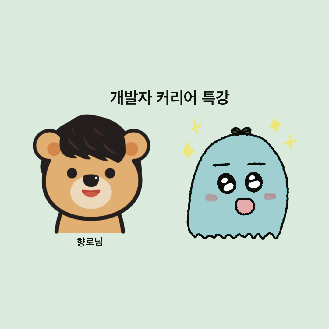 ["개발자 커리어 특강 향로님"]